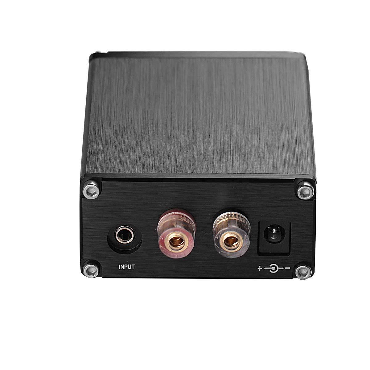 Nobsound 100W Full Frequency Mono Channel Digital Power Amplifier Audio Mini Amp Home Speaker with Power Supply (Black)
