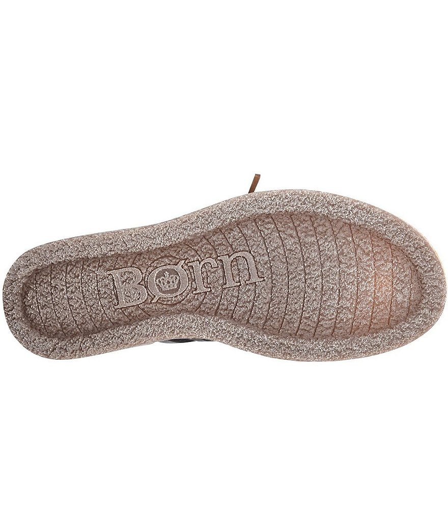 Born Temple II Distressed Leather Lace-Up Booties