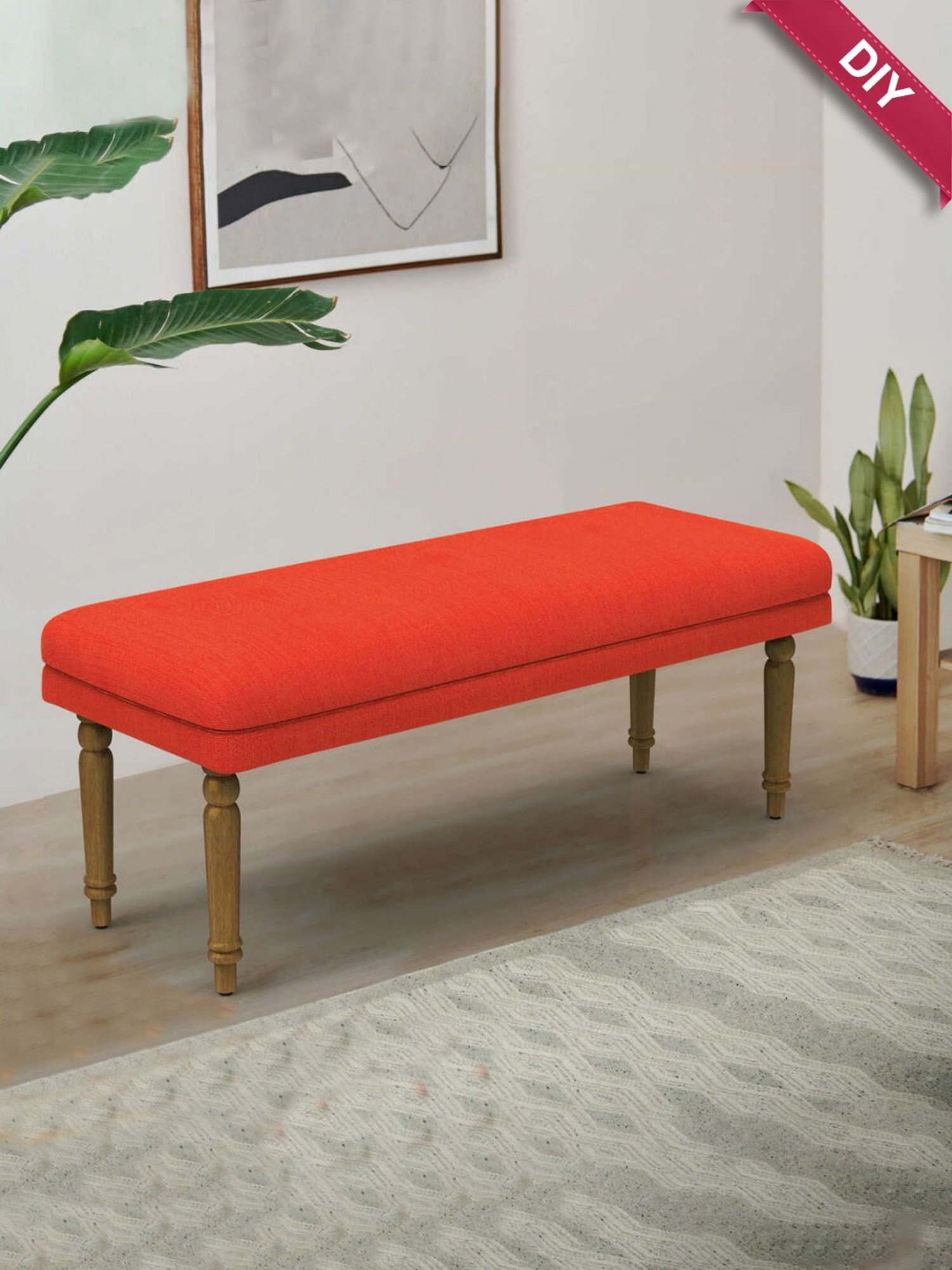 Picardy Vanity Stool Fabric/Antique Pearl - Acme Furniture