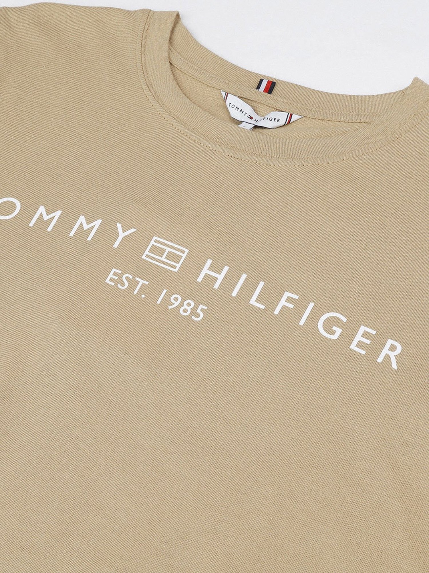 TOMMY HILFIGER Khaki Graphic Print T-Shirt