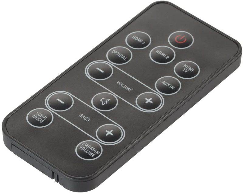 New Remote Control Replacment for Harman Kardon SB 26 SB26 060HSB26RM0 06-0HSB26-RM0 Bluetooth Sound Bar with CR2025 Battery