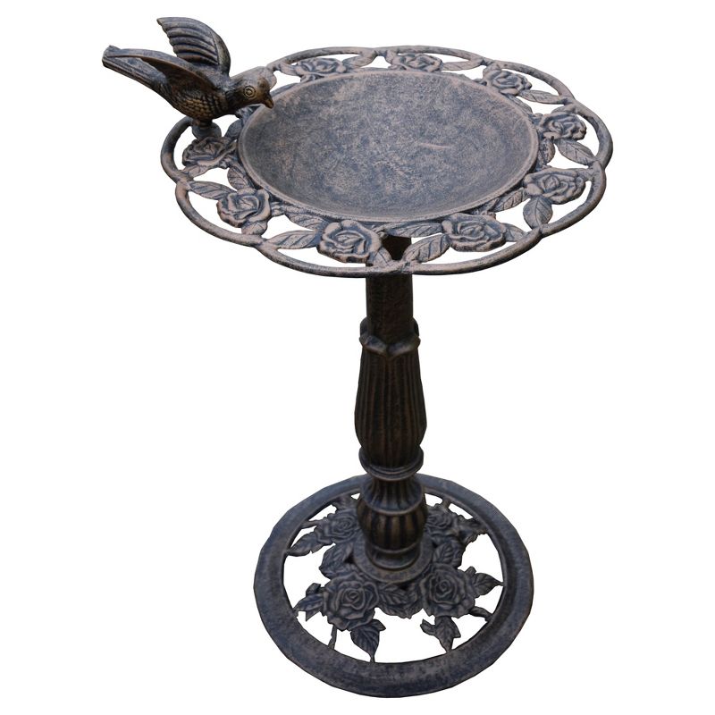 9" Classic II Birdbath with Tripod Stand Antique Copper - Achla Designs