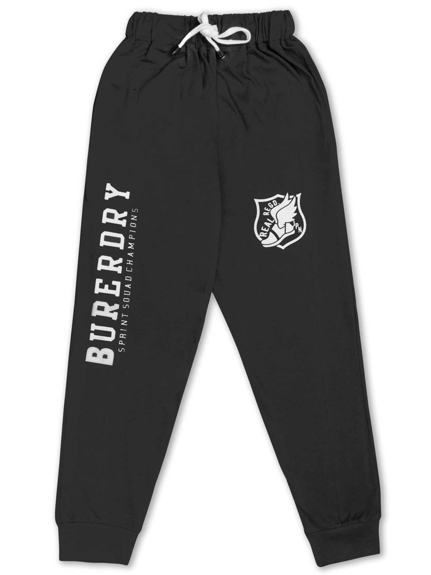 Todd N Teen Kids Red & Black Printed Joggers (Pack Of 2)