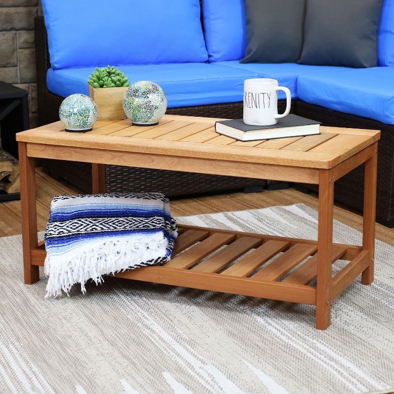 Sheldon Round Coffee Table - Black - Courtyard Casual