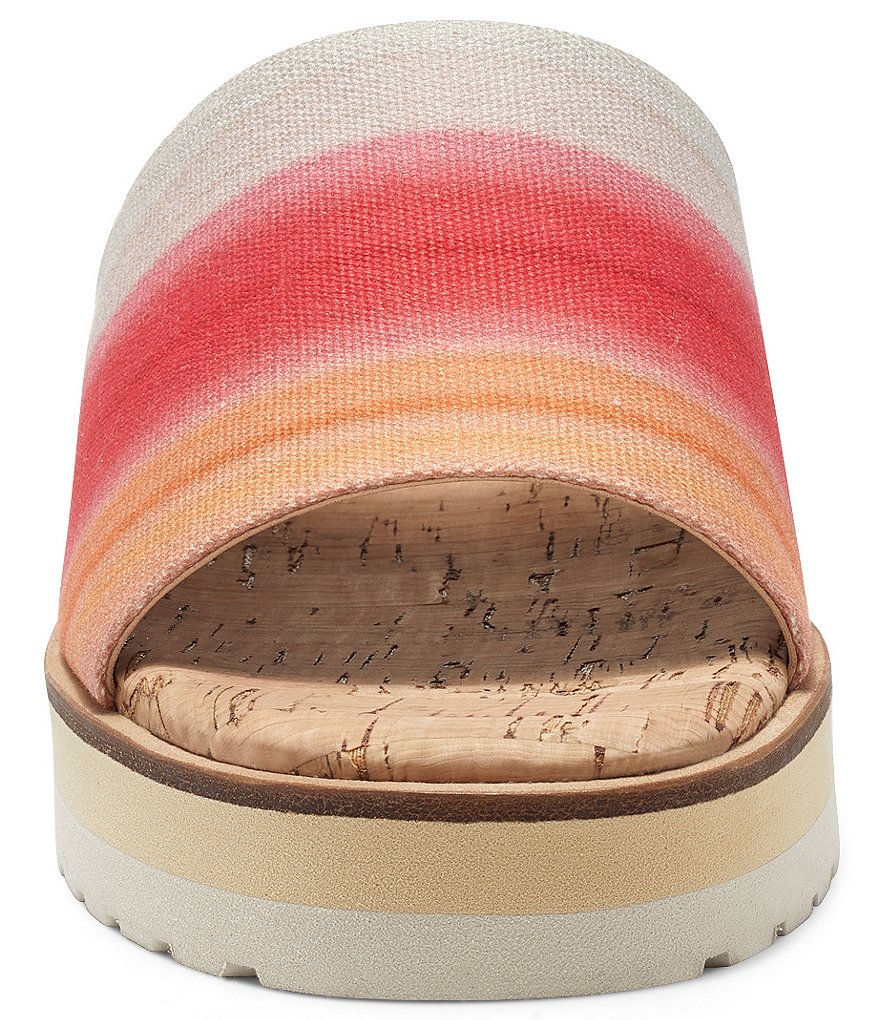 Vince Camuto Vivtina Fabric Cork Footbed Wedge Sandals