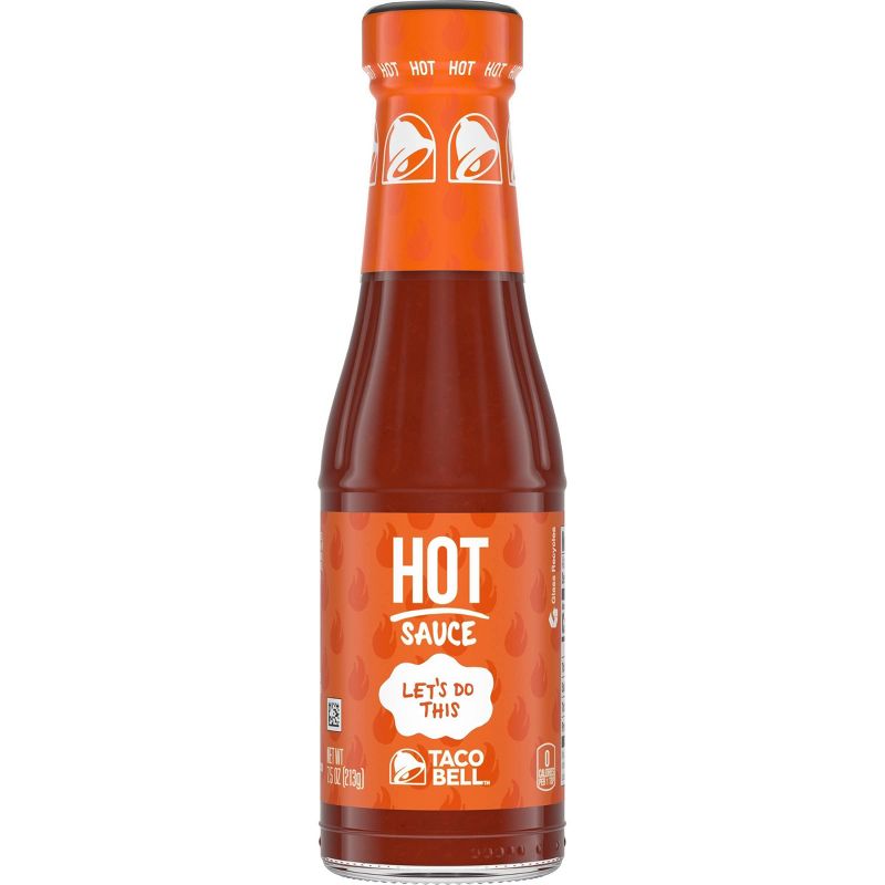 Taco Bell Hot Taco Sauce 7.5oz