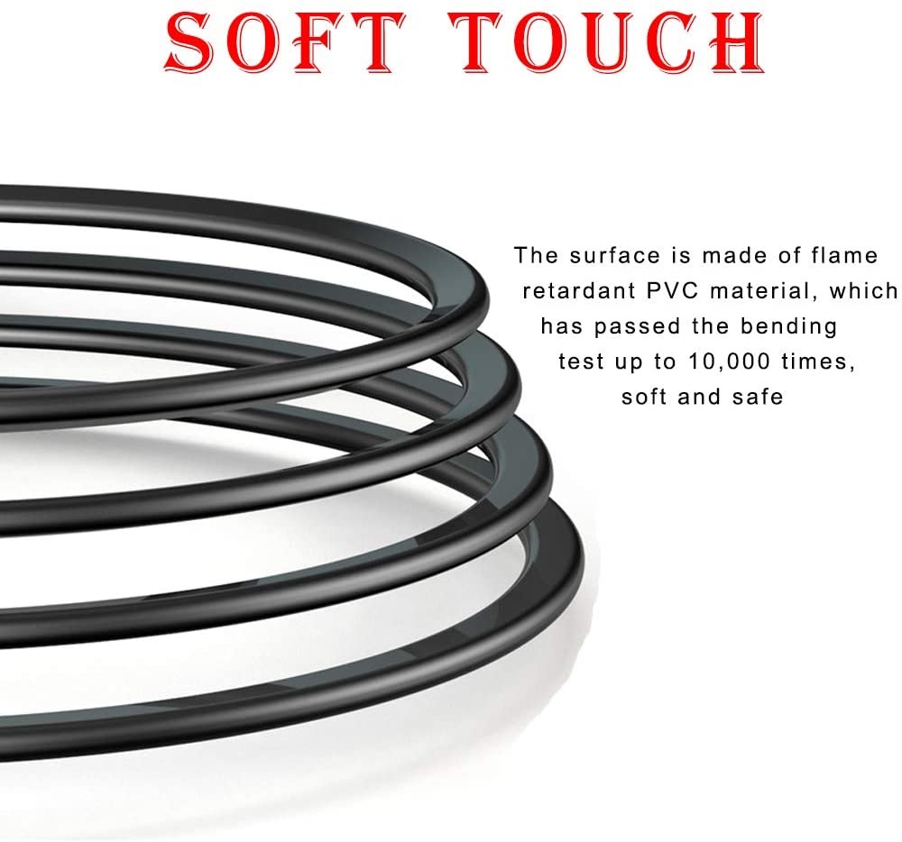 MEROM [UL Listed] Universal AC Power Cord 3 Prong 10FT for LCD Tv and SamsungToshiba Sony Panasonic LG ViewSonic Dell Computer Monitor and Ps3 Xbox 360 Epson Printer Cable Plug