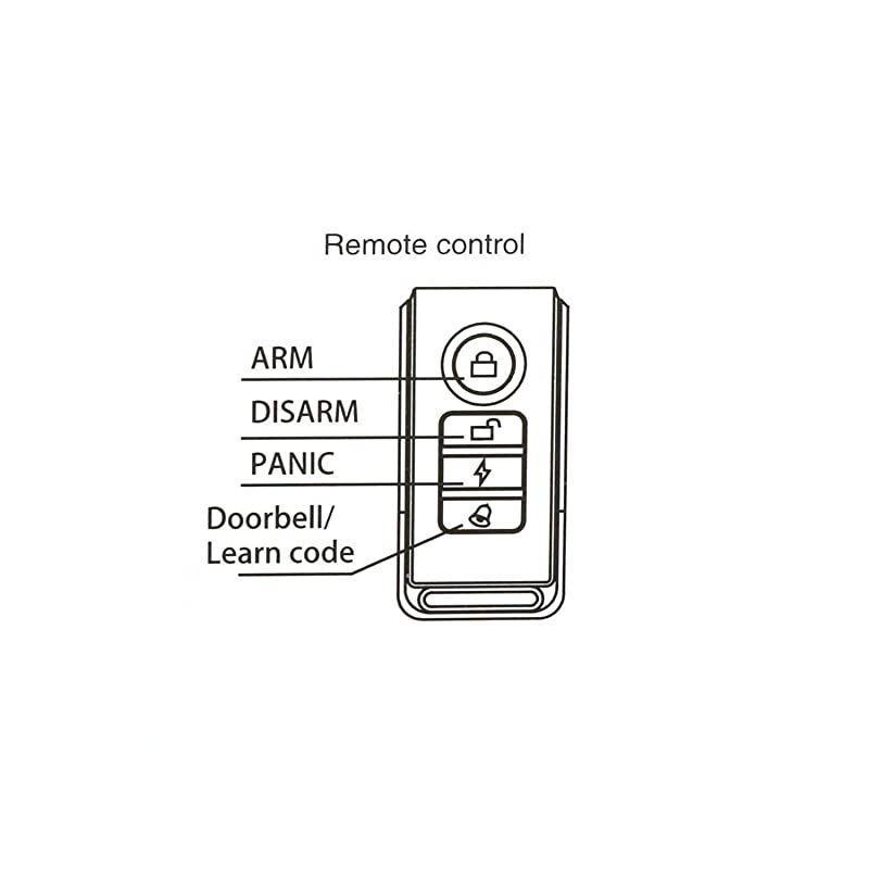 Remote Control for Wireless AntiTheft Door and Window Security Alarm Bike Alarm