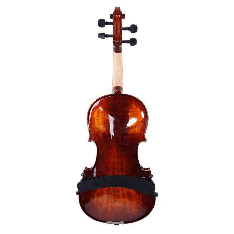 3/4 Spruce Wood Acoustic Violin w/Case Bow Rosin Extra Strings Shoulder Rests