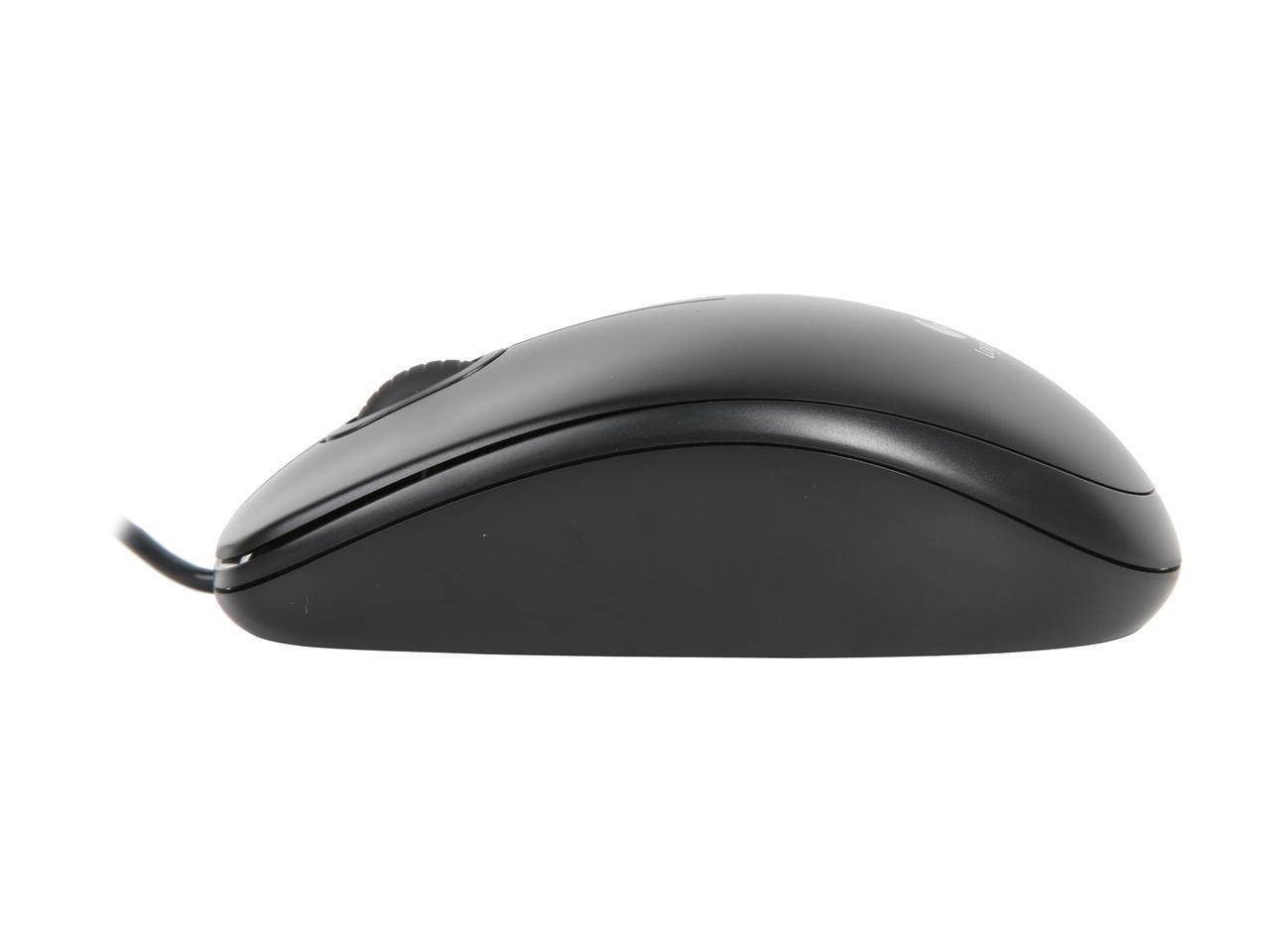 Logitech Optical USB Mouse B100 (910-001439) Black 3 Buttons 1 x Wheel USB Wired Optical 800 dpi Mouse