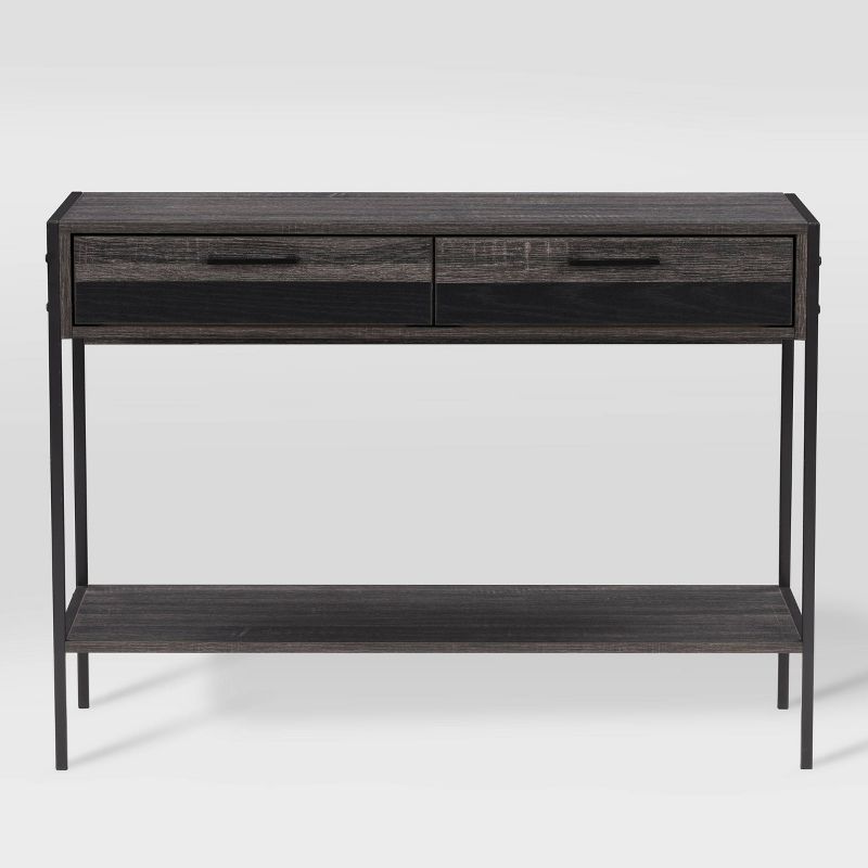 Joliet Entryway Table Gray/Black - CorLiving