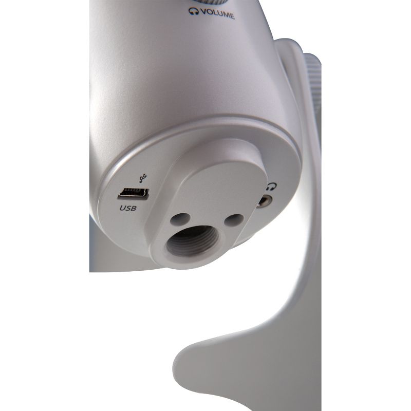 Blue Microphones Yeti Nano Microphone - Stereo - 20 Hz to 20 kHz - Wired - Electret Condenser - Cardioid, Omni-directional - Desktop - USB