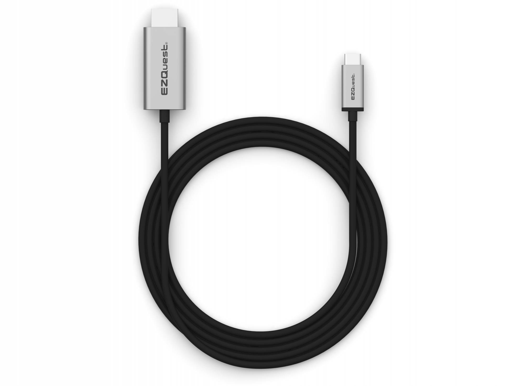EZQuest USB-C to HDMI 4K 60Hz Cable with HDR Space Gray 2 meter - X40017