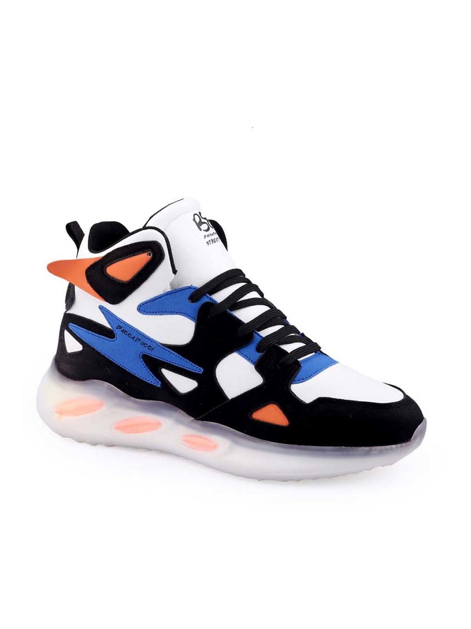 Bacca Bucci Men's ATTITUDE Blue Ankle High Sneakers