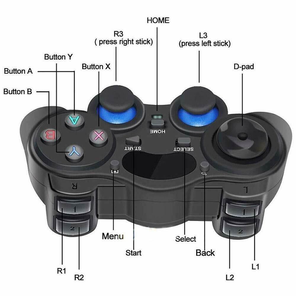 2.4G Wireless Controller Gaming Gamepad Joystick for Android Tablet Phone PC TV