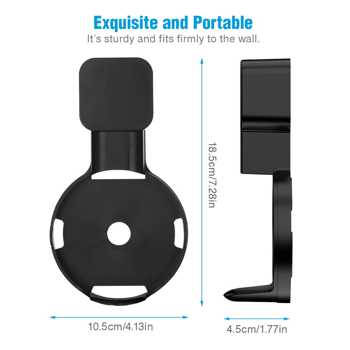 2pcs Outlet Wall Mount Stand Holder for Echo Dot 3rd Generation Speaker