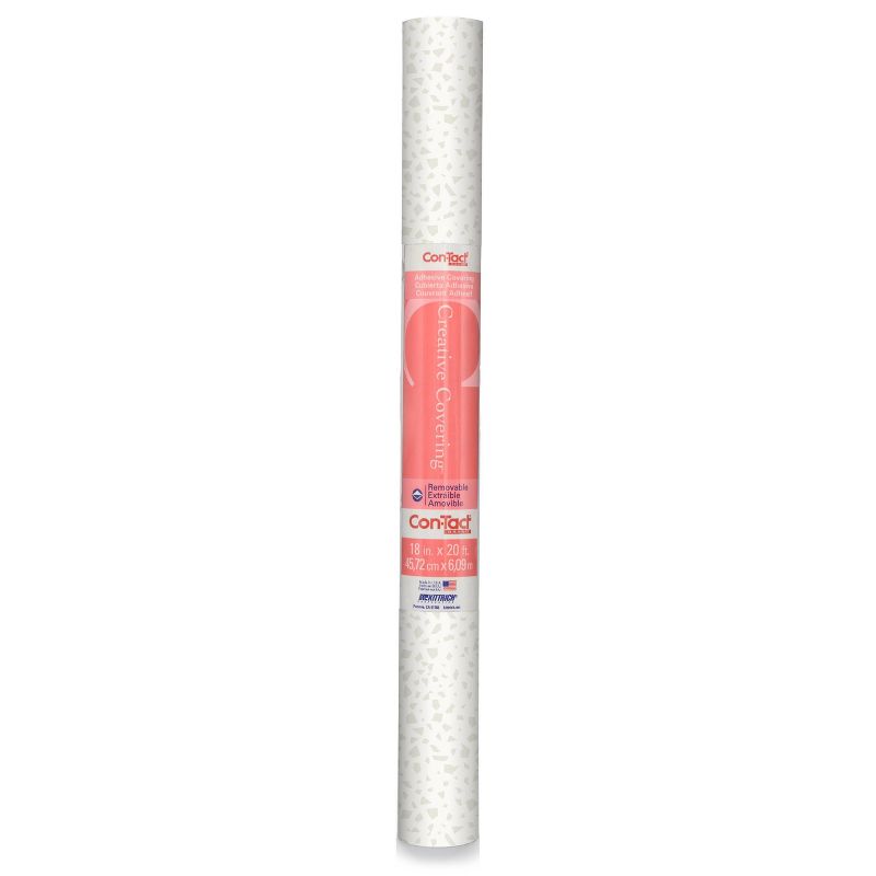 Con-Tact 18"x20ft Adhesive Petite Terazzo Bone