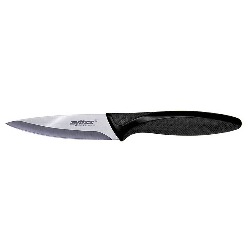 Zyliss Black Ceramic Paring Knife Set with Soft Grip Handles, (8 Knives)