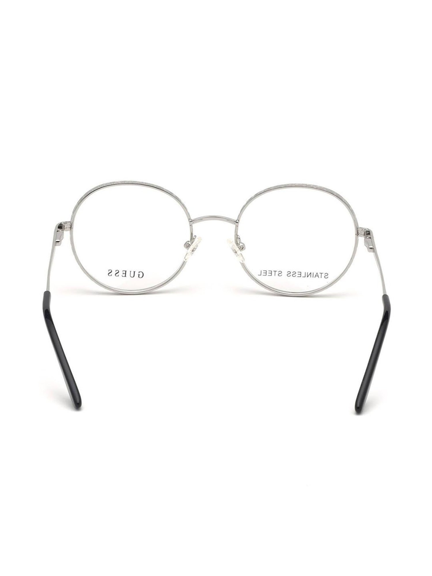 Guess Silver Round Eye Frames for Women