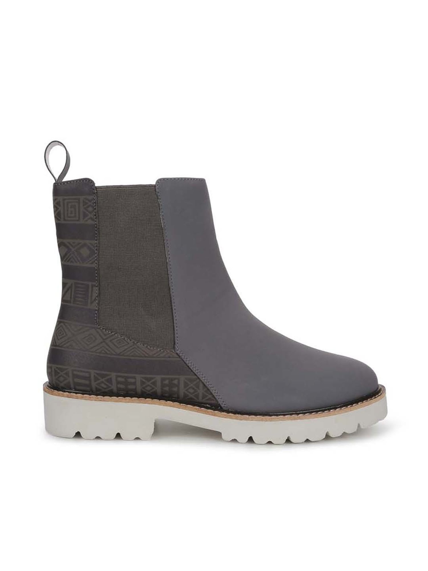 Yoho Women's Grey Chelsea Boots