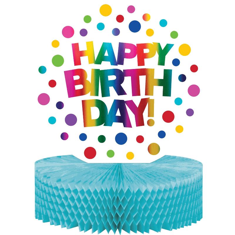 Rainbow Foil Birthday Party Decorations Kit