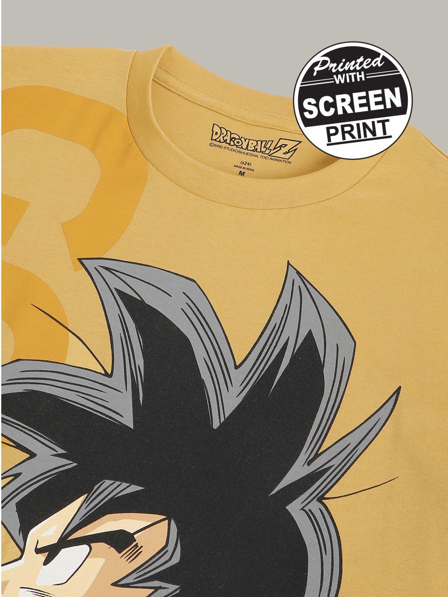 Free Authority Multicolor Regular Fit Dragon Ball Z Print T-Shirt - Pack of 2