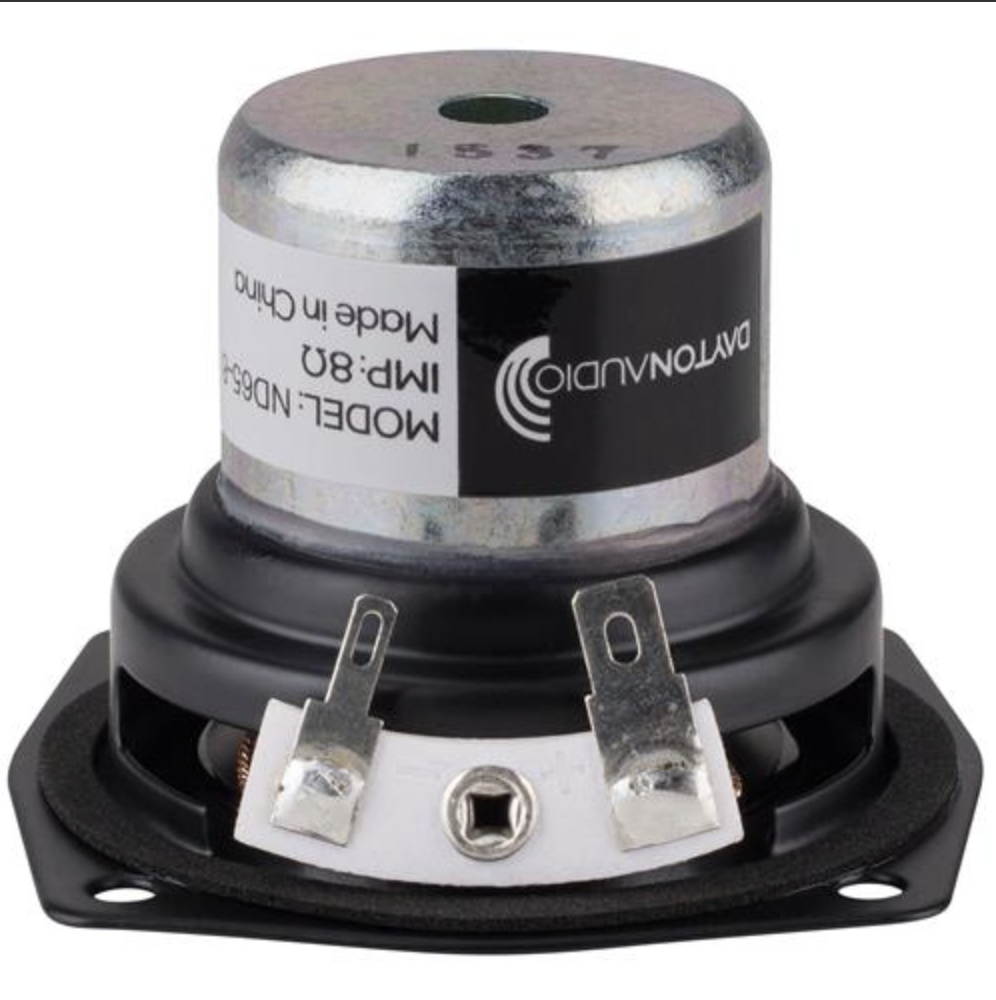 Parts Express ND65-8 2-1/2" Aluminum Cone Full-Range Neo Driver 8 Ohm