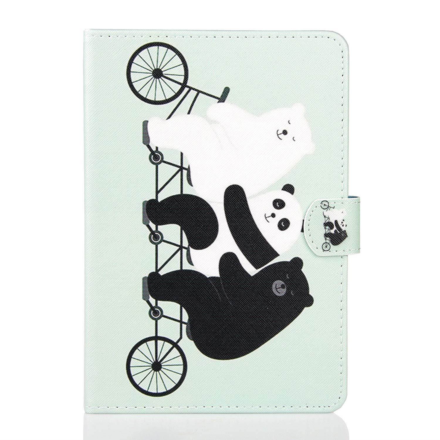 iPad Mini Case REASUN Cover Perfect Smart Auto Wake/Sleep Stand Case [Magnet Closure] Flip Folio Cards Slots Wallet Case For iPad Mini 1/2/3 (Bear)