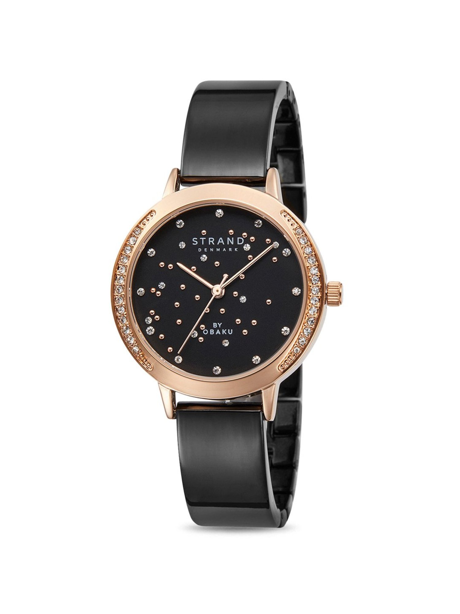 Strand By Obaku S732LHVBSB Galaxy Ink Analog Watch for Women