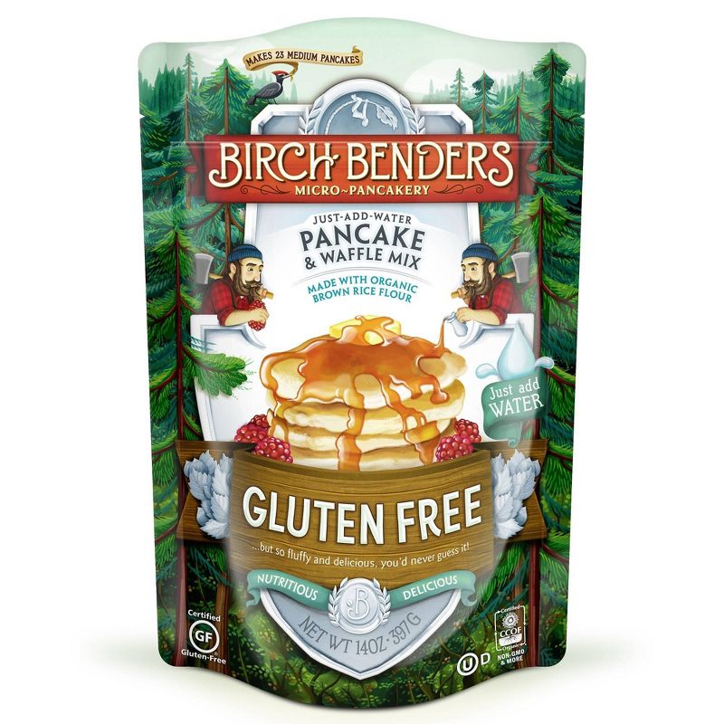 Birch Benders Gluten Free Pancake & Waffle Mix - 14oz