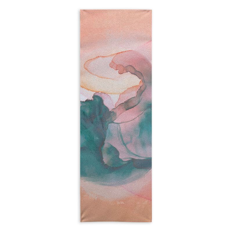 Sewzinski PERCEPTION 24" x 70" Yoga Mat Towel - Society6