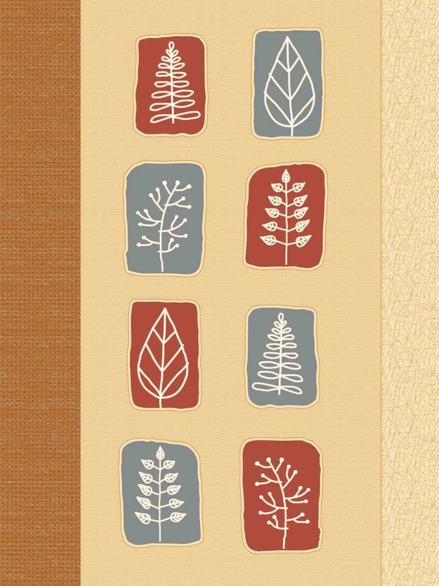 Living Roots Abstract Yellow 300 TC Cotton Bedsheet with 2 Pillow Covers