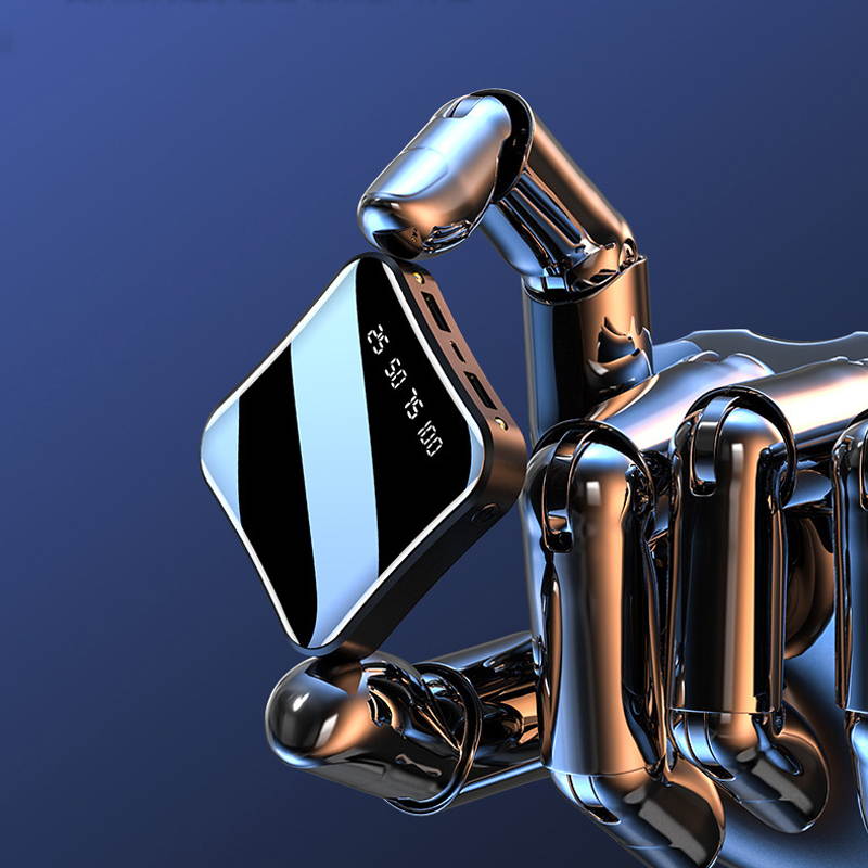 6000 Mah Mobile Power Battery Pack Mobile Power Bank With Dual USB and LED Lighting Mini Power Bank