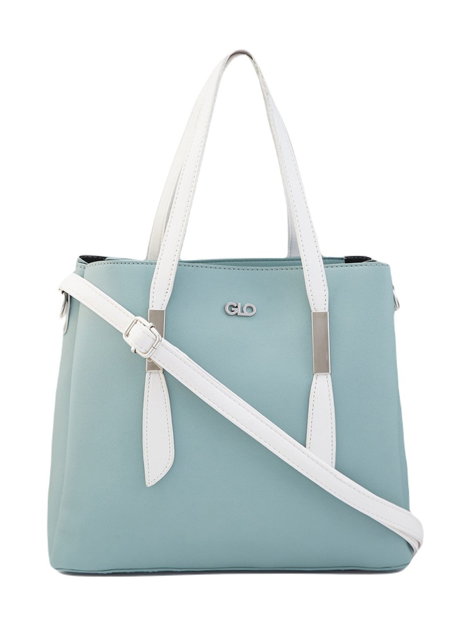 Globus Iceberg Blue Solid Medium Handheld Handbag
