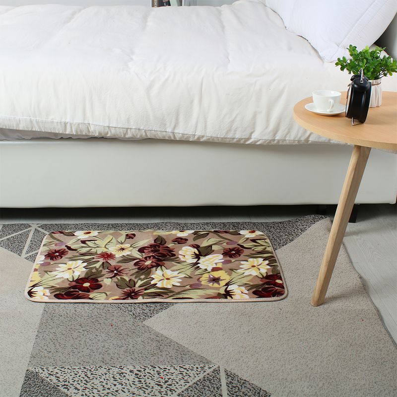 1'2"x2'4" Oval Floor Mat Brown - JumpSport