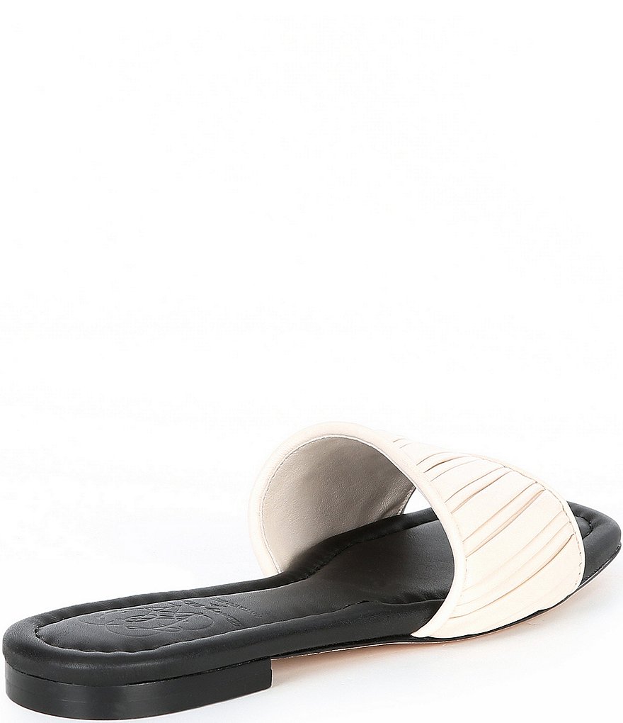 Antonio Melani x Kimberly Whitman Magnolia Pleated Leather Dress Flats