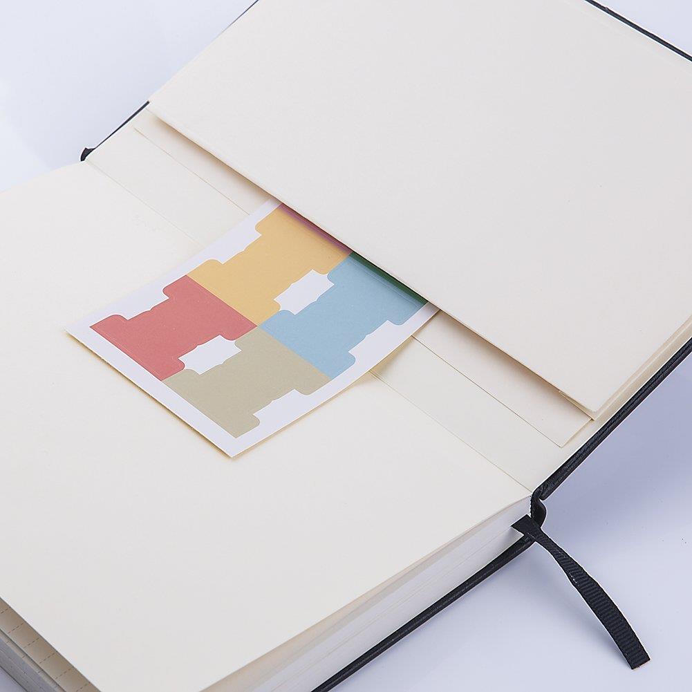 Bullet Journal/Notebook with Pen Loop - Elegant Black Leather Notebook with Premium Thick Paper (A5) - Lemome Best Gift for You