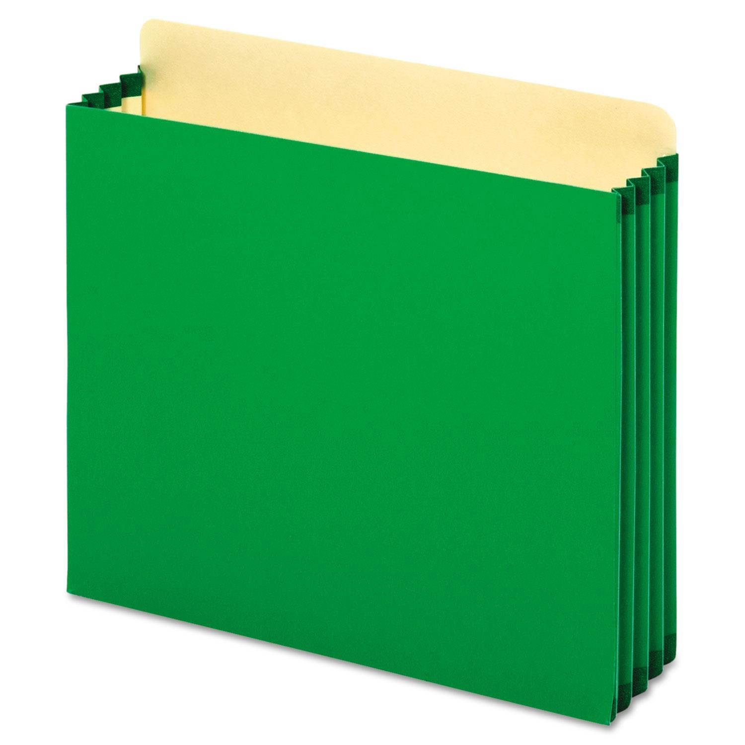 Cardinal File Cabinet Pockets Straight Cut 1 Pocket Letter Green FC1524PGRE