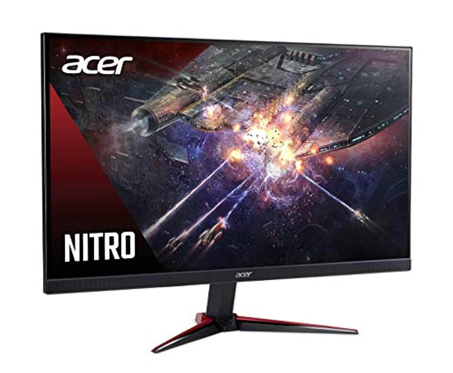 Acer Nitro VG270 Sbmiipx 27" Full HD (1920 x 1080) IPS Gaming Monitor with AMD Radeon FREESYNC Technology, Up to 0.1ms, OverClocking to 165Hz, (1 x Display Port, 2 x HDMI 2.0 Ports) (UM.HV0AA.S01)