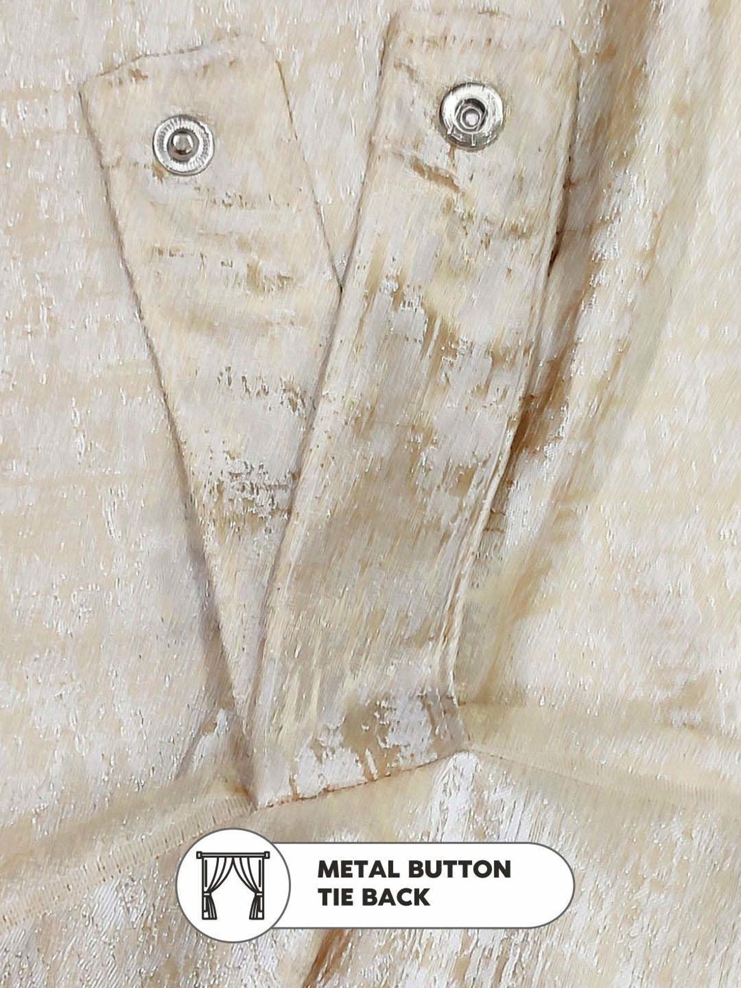 Swayam Brown Paisley J&B Blackout Eyelet Door Curtain - Single Piece (7 Ft)