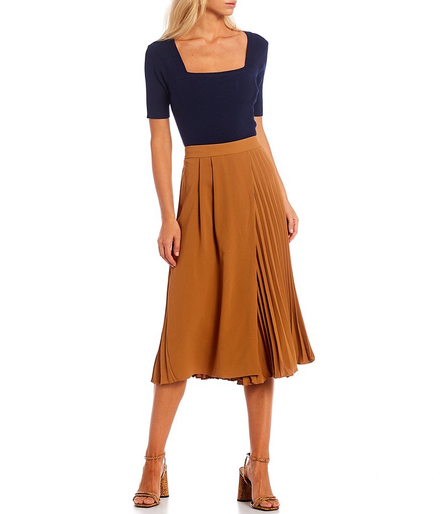 Every Pleated Flat Front Tapered Leg Chino Pants