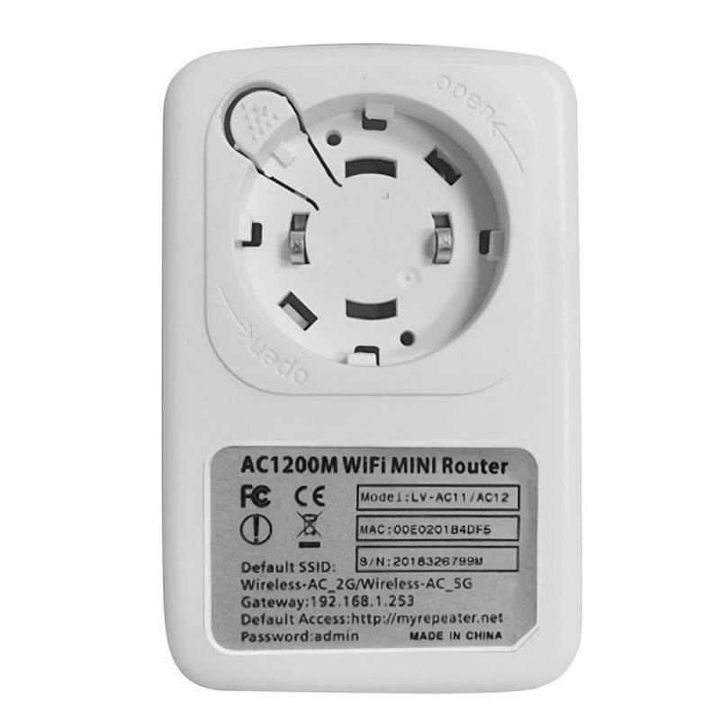 PIXLINK LV-AC11 1200M WiFi Repeater WiFi Range Extender Dual Band 5GHz Routers Booster Wireless AP-US Plug