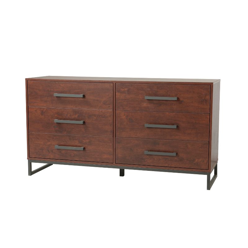 Madison 6 Drawer Dresser Reclaimed Cherry - loft607