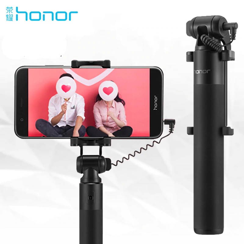 Selfie Stick Lite Monopod Wired Extendable Handheld Shutter Foldable Mini For iPhone IOS Android