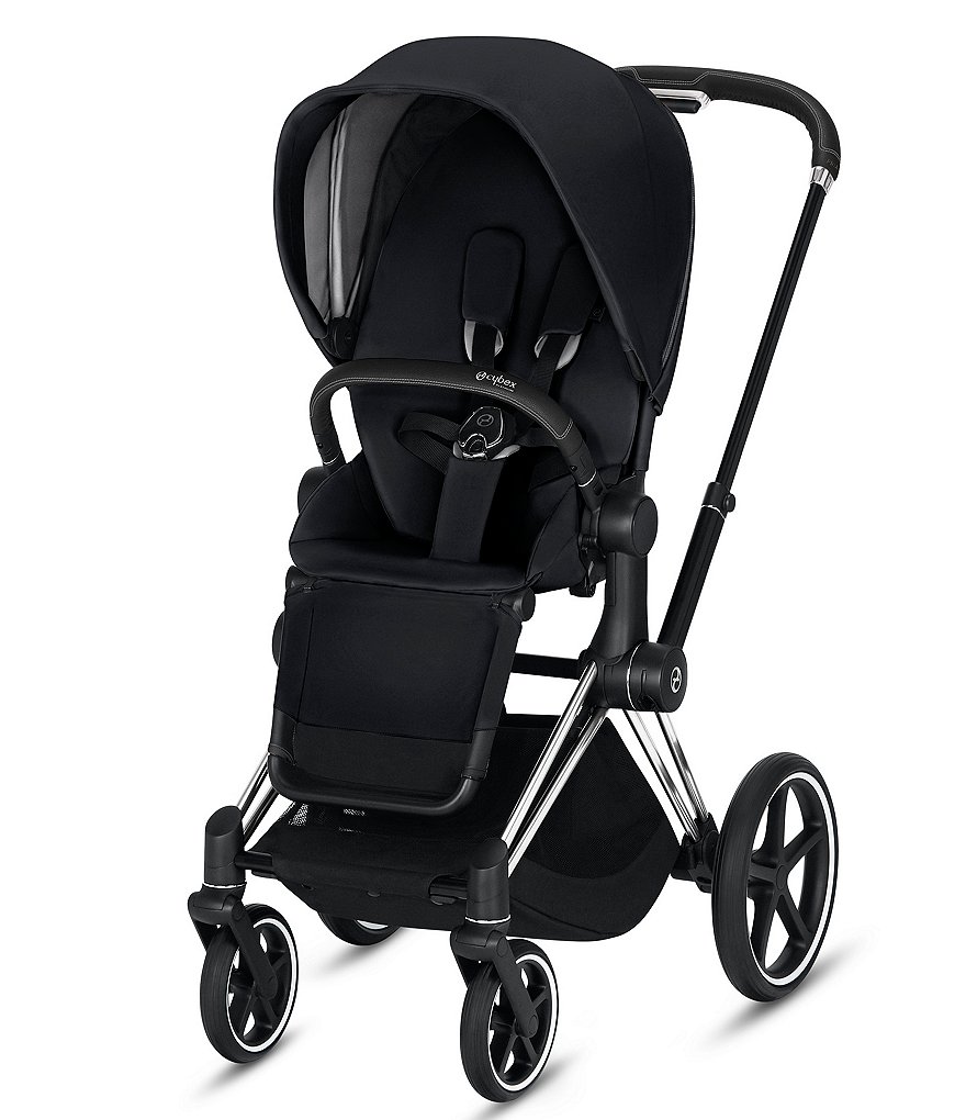 Cybex Chrome/Black Priam 3 Compact Stroller