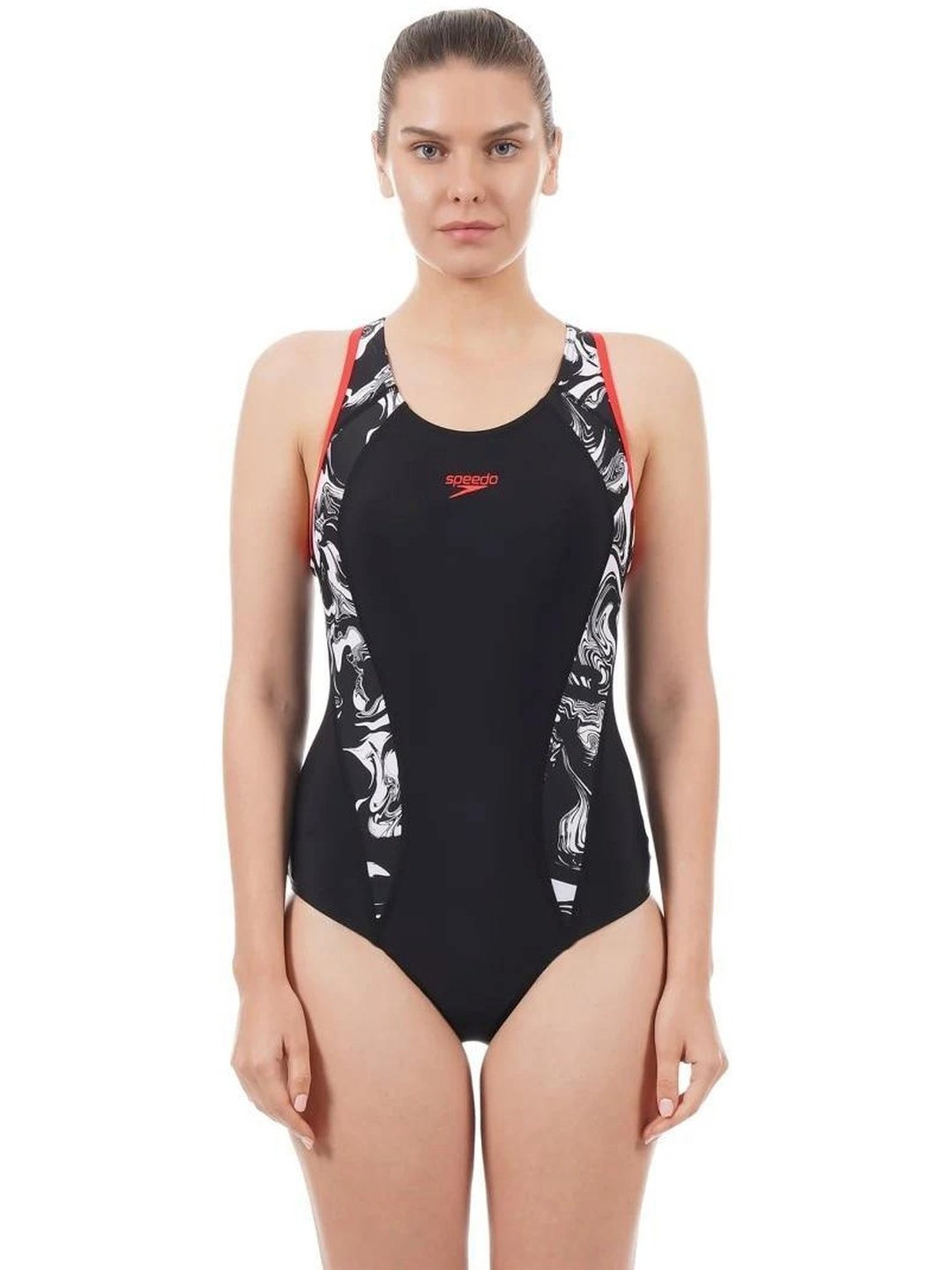 Speedo Black Printed Monokini