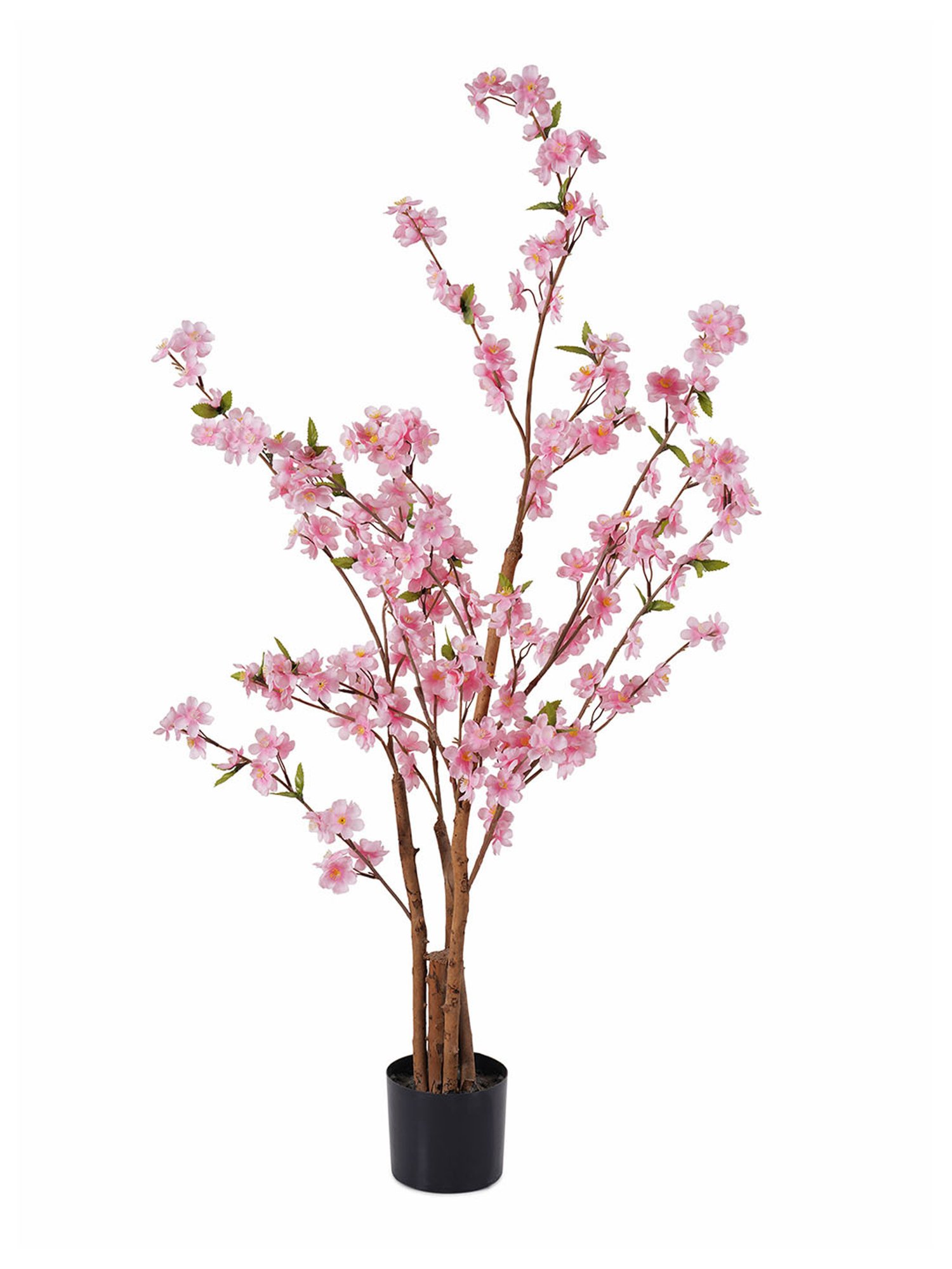 Pure Home and Living Pink Plastic Potted Plants