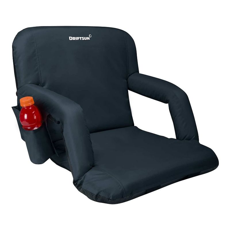 Mac Sports Beach Day Foldable Chaise Lounge Chair & Integrated Pull Cart Combo