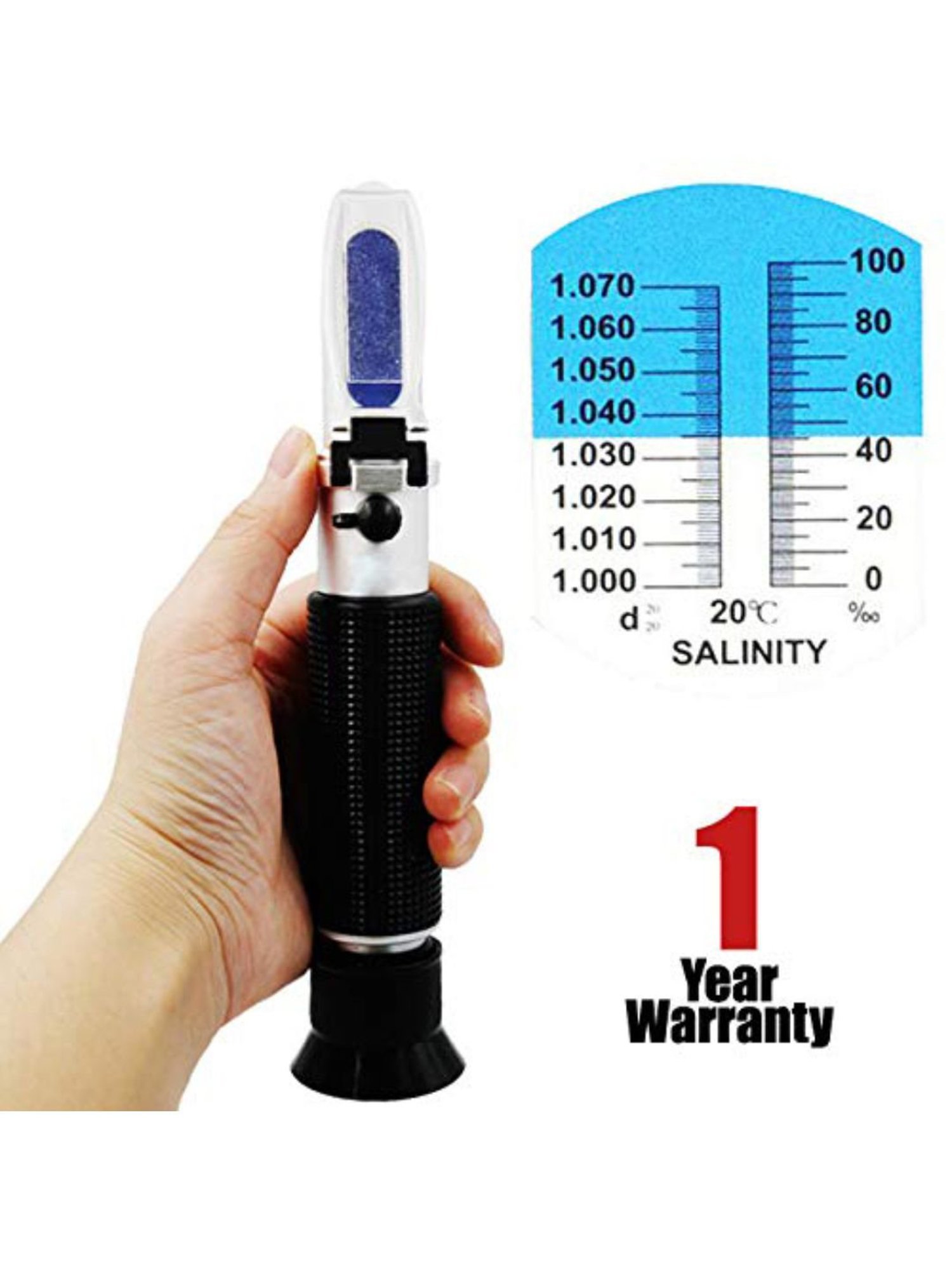 MCP Metal and Polypropylene Refractometer (Black)