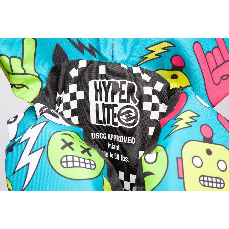 HYPERLITE Unite Toddler Watersport Life Jacket Vest Preserver Swimwear, USCG Approved, Up to 30 Pounds